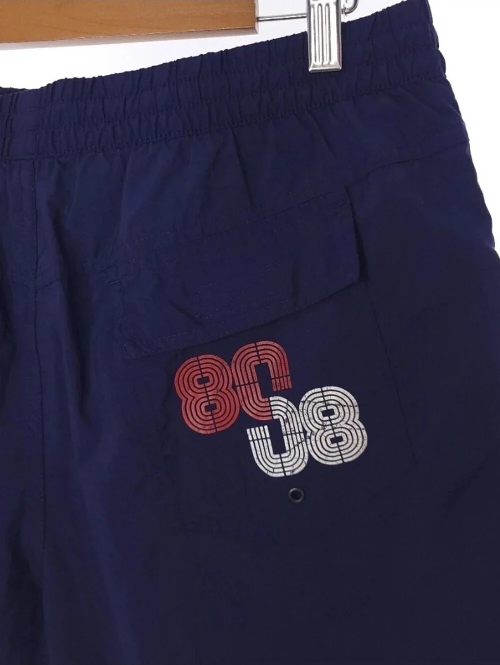 Speedo Mens Size Large Solid Blue Swimming Trunks